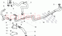 Coolant hoses for heater, additional water pump, solenoid valve