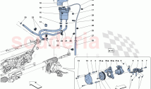 POWER STEERING PUMP AND RESERVOIR