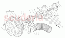 FRONT BRAKE DISC AND STEERING KNUCKLE