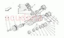 DRIVING SHAFT - CONNECTING RODS ANO PISTONS