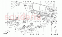 Exhaust system -Valid for USA, CDN, AUS, CH-