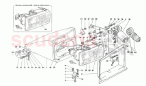 Device for lifting the head lamps