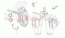 CALIPERS FOR FRONT ANO REAR BRAKES