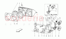 Front headlight lifting device