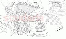 TRUNK HOOD INSULATIONS -Valid for 456 GTA-