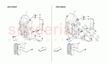 calipers for front and rear brakes