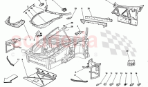 FRAME - COMPLETE FRONT PART STRUCTURES AND PLATES