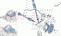 REAR SUSPENSION - SHOCK ABSORBER AND BRAKE DISC