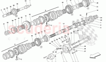 Main Shaft Gears and Clutch Oil Pump