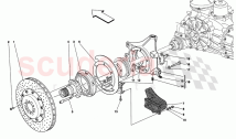 REAR BRAKE DISC AND HUB HOLDER