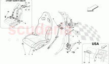 COMPLETE FRONT SEAT AND SEAT BELTS