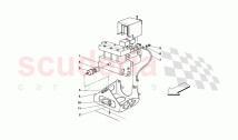 ABS hydraulic control unit