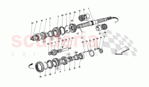 Main shaft gears