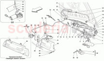 WINDSHIELD, GLASS WASHER AND HORNS