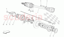 DIFFERENTIAL AND AXLE SHAFT -Not for 456 GTA-