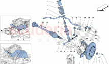 REAR SUSPENSION - SHOCK ABSORBER AND BRAKE DISC