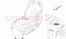 COMPLETE FRONT SEAT AND SEAT BELTS