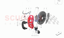 FRONT SUSPENSION - CALIPERS AND DISCS
