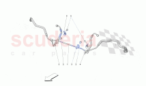 ENGINE FUEL DELIVERY PIPES