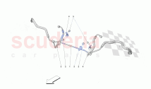 ENGINE FUEL DELIVERY PIPES