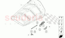 REAR HOOD-FIXING COMPONENTS