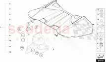 CABRIO TOP STOWAGE BOX COVER