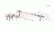 Gearbox Shifting Rods And Forks