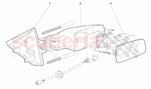 External Rear View Mirrors (Valid for R.H.D. Version - January 1995)