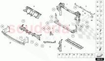 SUPPORT FOR COOLANT RADIATOR