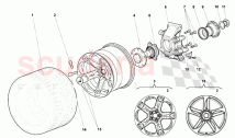 REAR WHEEL AND HUB CARRIER