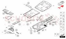 FRAME FLOOR PANELS AND DAMPING ELEMENTS
