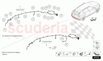WIRING SET FOR BUMPER REAR