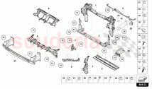 SUPPORT FOR COOLANT RADIATOR