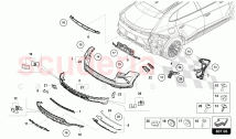 BUMPER, COMPLETE REAR