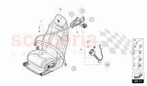 THREE-POINT SAFETY BELT REAR