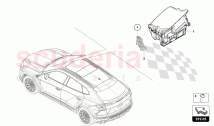 CONTROL UNIT FOR WIND- SCREEN PROJECTION (HEAD-UP-DISPLAY)