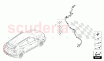 WIRING SET FOR TOW HITCH REAR