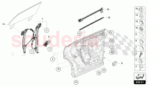 WINDOW LIFTER, DOOR HANDLE - REAR