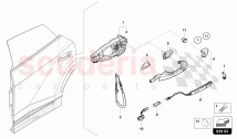 DOOR HANDLE, EXTERIOR REAR