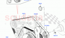 Pulleys And Drive Belts(Primary Drive)(3.0L DOHC GDI SC V6 PETROL)