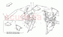 Passenger Compartment B Pillar Trim Panels and Side Panels