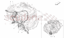REAR ELECTRIC AXLE - HEAT EXCHANGER AND PIPES