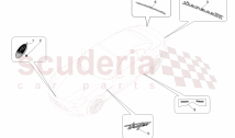 TRIMS, BRANDS AND SYMBOLS