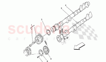 LH Cylinder Head Cam Shaft
