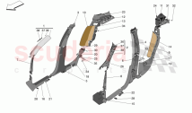 PASSENGER COMPARTMENT B PILLAR TRIM PANELS AND SIDE PANELS