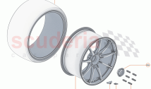 17 - SUSPENSION - 17.13 - WHEEL AND TYRE ASSEMBLIES REAR LEFT