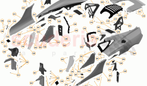 4 - A4 - PANELS, GLAZING, AND PAINT - 4.6 - 03 - REAR FENDERS - 625C & 650S