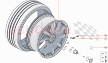 17 - SUSPENSION - 17.12 - WHEEL AND TYRE ASSEMBLIES FRONT RIGHT