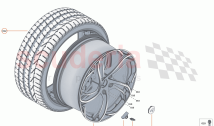 21 - SUSPENSION - WHEELS AND TYRES FRONT - 21.1 - WHEEL TYRE ASSEMBLIES FRONT