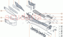 42 - INTERIOR SYSTEMS - 42.4 - ASSY TUNNEL CONSOLE - COMPONENTS & HARDWARE